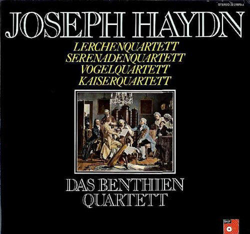 Cover Joseph Haydn - Lerchenquartett, Serenadenquartett, Vogelquartett, Kaiserquartett (2xLP, Gat) Schallplatten Ankauf