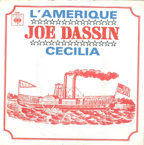 Cover Joe Dassin - L'Amérique (7, Single) Schallplatten Ankauf