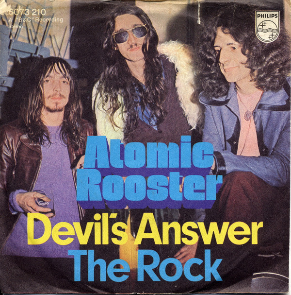 Cover Atomic Rooster - Devil's Answer / The Rock (7, Single, Mono, Inj) Schallplatten Ankauf