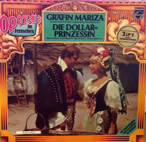 Cover Emmerich Kálmán, Leo Fall - Gräfin Mariza / Die Dollarprinzessin (2xLP, Comp) Schallplatten Ankauf