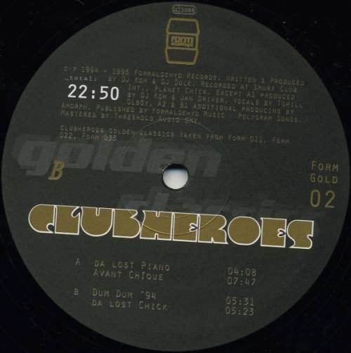 Cover Clubheroes - Golden Classics (12, Comp) Schallplatten Ankauf