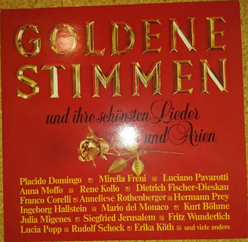 Cover Various - Goldene Stimmen Und Ihre Schönsten Lieder Und Arien (3xLP, Comp) Schallplatten Ankauf