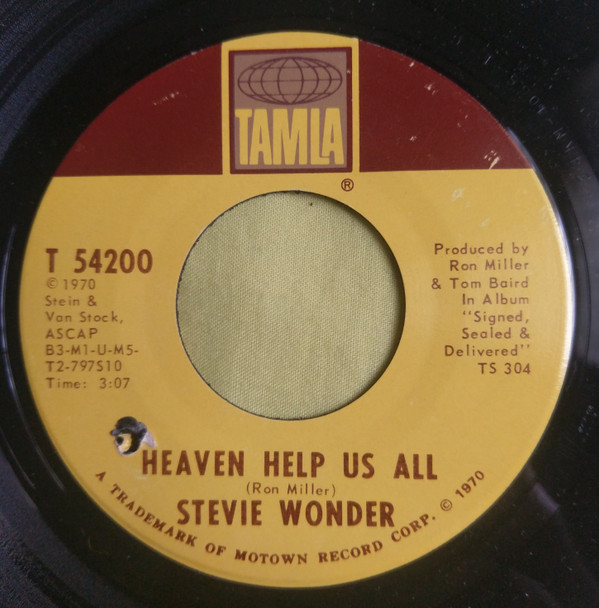 Bild Stevie Wonder - Heaven Help Us All / I Gotta Have A Song (7, Single, Mono, ARP) Schallplatten Ankauf