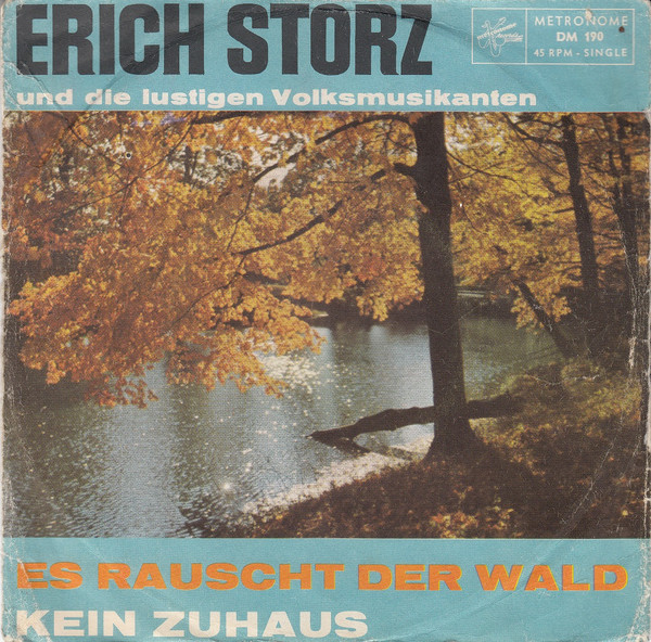 Cover Erich Storz Und Die Lustigen Volksmusikanten - Es Rauscht Der Wald (7, Single) Schallplatten Ankauf