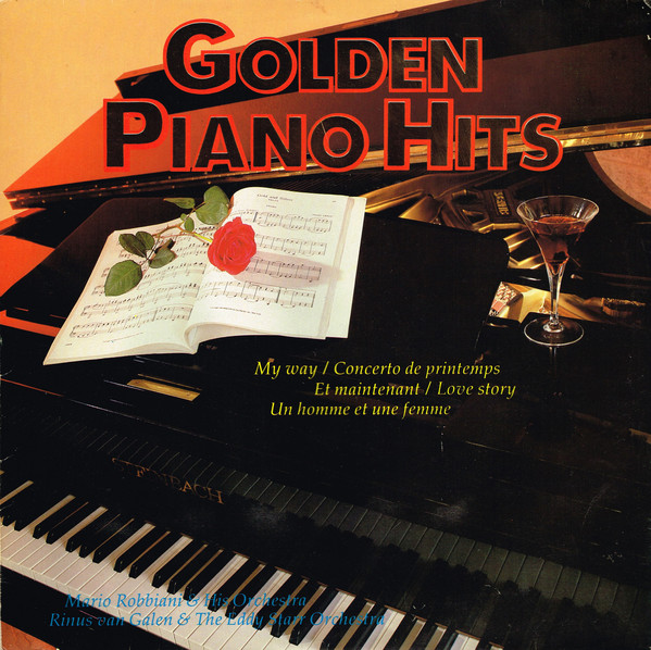 Cover Mario Robbiani, Rinus Van Galen, The Eddy Starr Orchestra - Golden Piano Hits (LP, Comp) Schallplatten Ankauf