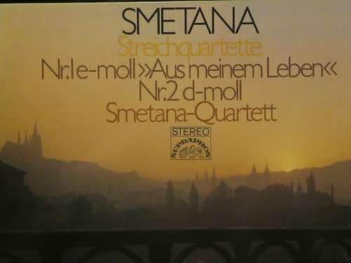Cover Friedrich Smetana*, Smetana-Quartett* - Streichquartette - Nr. 1 E-Moll Aus meinem Leben/ Nr. 2 D-Moll  (LP) Schallplatten Ankauf