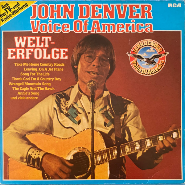 Cover John Denver - Voice Of America / Welt-Erfolge (LP, Comp, Club) Schallplatten Ankauf