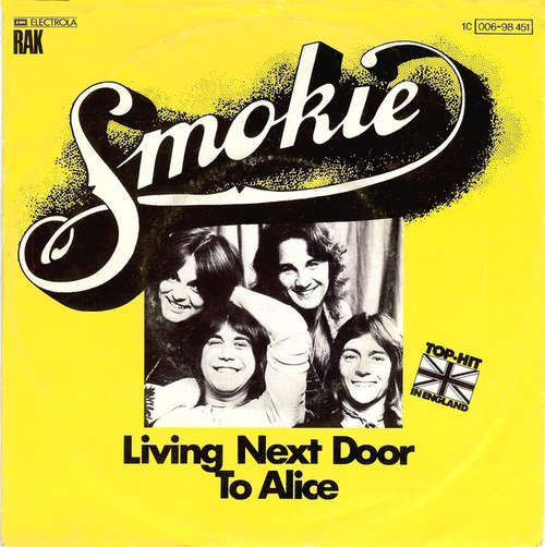 Cover Smokie - Living Next Door To Alice (7, Single, TEL) Schallplatten Ankauf