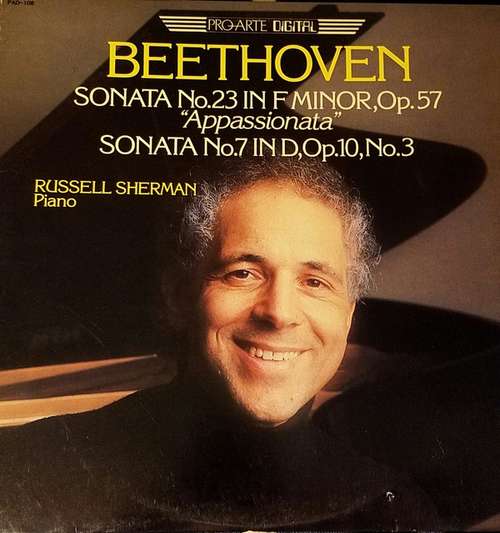 Cover Ludwig van Beethoven, Russell Sherman - Sonata No. 23 In F Minor, OP. 57 Appassionata Sonata No. 7 In D, OP. 10, No. 3 (LP, Album) Schallplatten Ankauf
