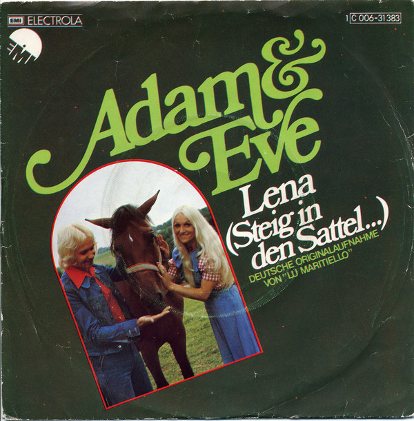 Cover Adam & Eve (6) - Lena (Steig In Den Sattel...) (7, Single) Schallplatten Ankauf