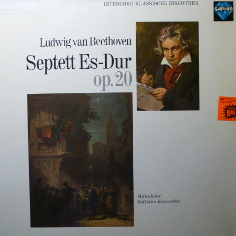 Cover Ludwig van Beethoven, Münchner Solisten Ensemble - Septet Es-Dur Op.20 (LP) Schallplatten Ankauf