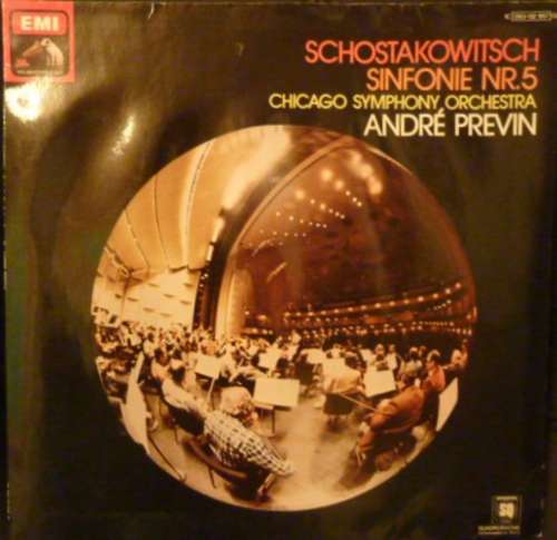 Cover Dmitri Shostakovich, The Chicago Symphony Orchestra, André Previn - Sinfonie Nr. 5 (LP, Album, Quad) Schallplatten Ankauf