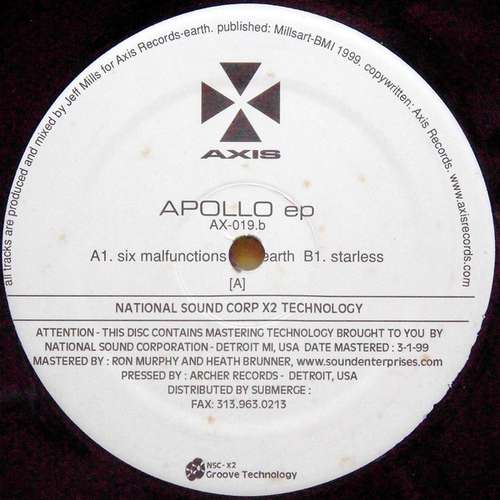 Cover Jeff Mills - Apollo EP (12, EP) Schallplatten Ankauf
