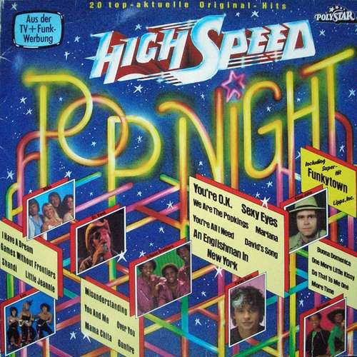 Cover Various - High Speed Pop Night (LP, Comp) Schallplatten Ankauf