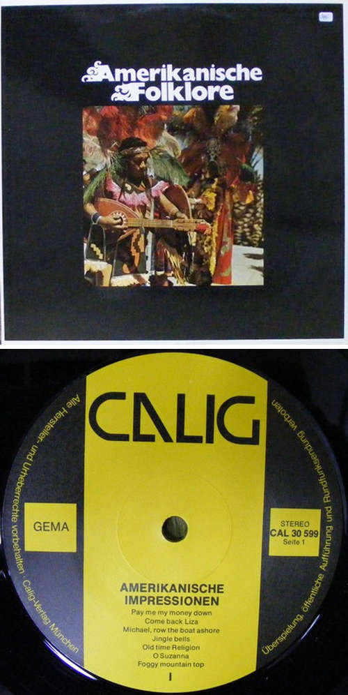 Cover Various - Amerikanische Folklore (LP, Comp) Schallplatten Ankauf