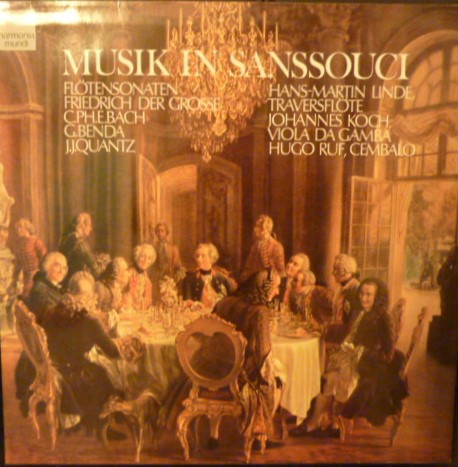 Cover Friedrich der Grosse, Johann Joachim Quantz, Carl Philipp Emanuel Bach, Georg Anton Benda - Musik In Sanssouci (LP, Album) Schallplatten Ankauf