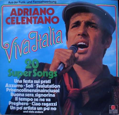 Bild Adriano Celentano - Viva Italia (20 Super Songs) (LP, Comp) Schallplatten Ankauf