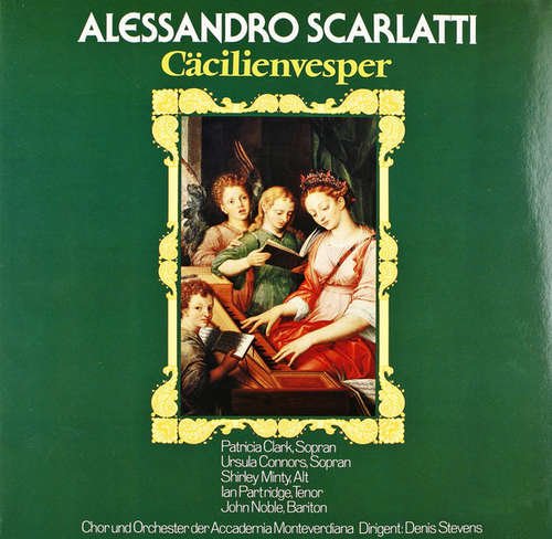 Bild Alessandro Scarlatti, Accademia Monteverdiana, Denis Stevens - Cäcilienvesper (LP) Schallplatten Ankauf