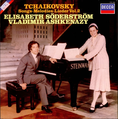 Cover Elisabeth Söderström, Vladimir Ashkenazy - Tchaikovsky: Songs Vol. 2 (LP) Schallplatten Ankauf