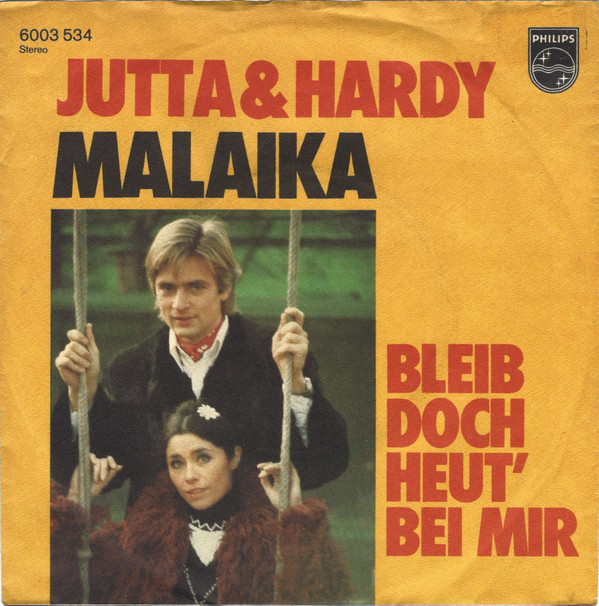 Cover Jutta & Hardy - Malaika (7, Single) Schallplatten Ankauf