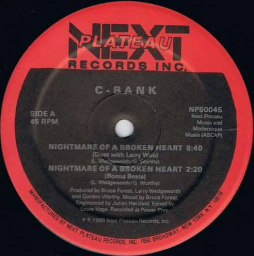 Cover C-Bank - Nightmare Of A Broken Heart (12) Schallplatten Ankauf