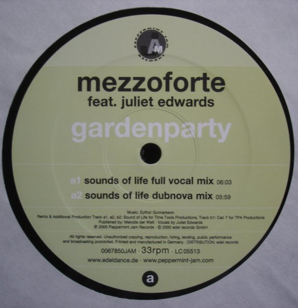 Cover Mezzoforte - Gardenparty (12) Schallplatten Ankauf