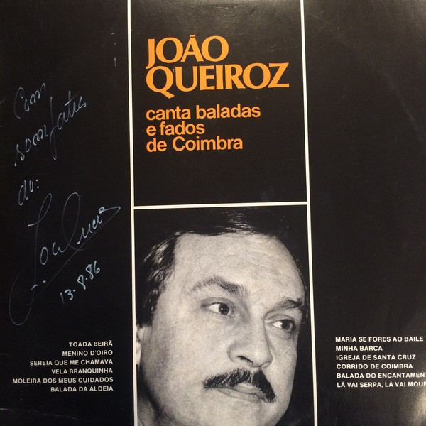 Cover João Queiroz - Baladas E Fados De Coimbra (LP, Album) Schallplatten Ankauf