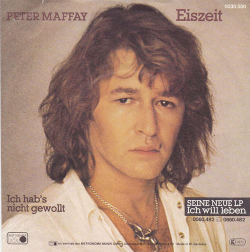 Cover Peter Maffay - Eiszeit (7, Single) Schallplatten Ankauf
