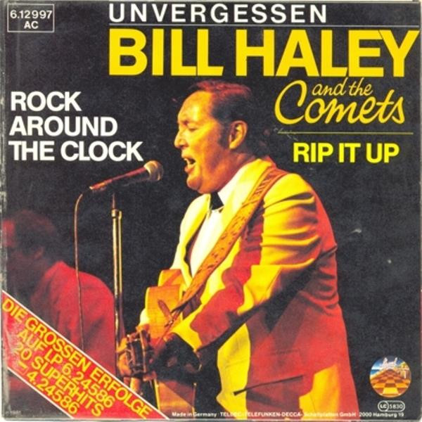 Cover Bill Haley And His Comets - Rock Around The Clock / Rip It Up (7, Single) Schallplatten Ankauf