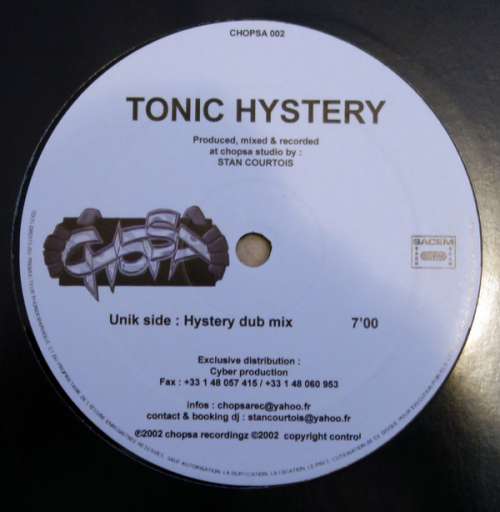 Cover Imperial Machine - Tonic Hystery (12, S/Sided) Schallplatten Ankauf