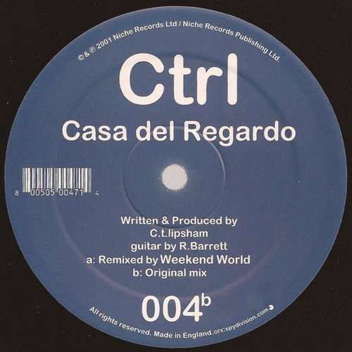 Cover Ctrl - Casa Del Regardo (12) Schallplatten Ankauf