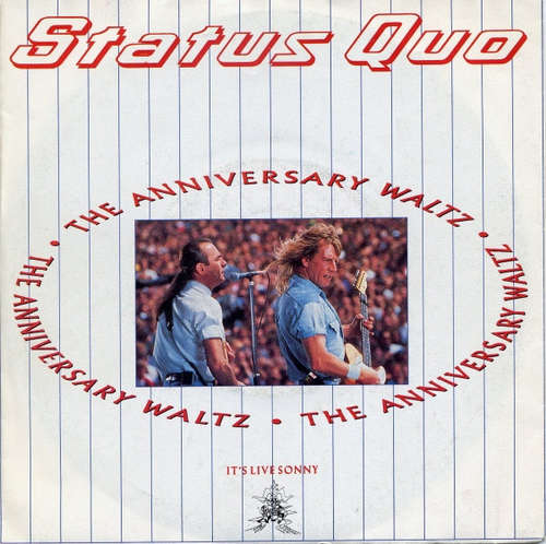 Cover Status Quo - The Anniversary Waltz (7, Single) Schallplatten Ankauf