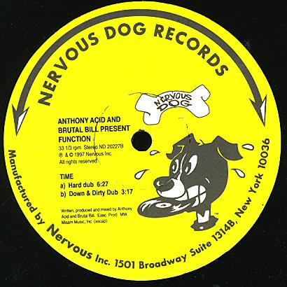 Bild Anthony Acid And Brutal Bill Present Function (3) - Time (12) Schallplatten Ankauf