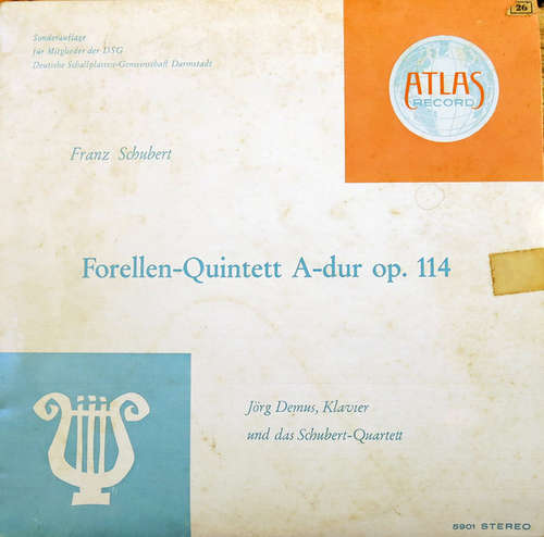 Cover Franz Schubert, Jörg Demus Und Das Schubert-Quartett - Forellen-Quintett A-dur Op. 114 (10, Club) Schallplatten Ankauf