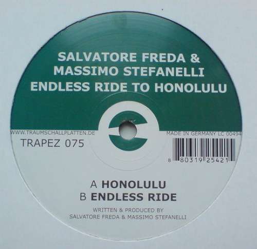 Cover Salvatore Freda & Massimo Stefanelli - Endless Ride To Honolulu (12) Schallplatten Ankauf
