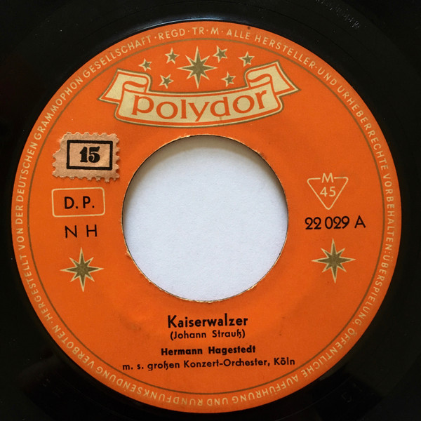Bild Hermann Hagestedt Mit Seinem Großen Konzertorchester* - Kaiserwalzer (7, Mono, RP) Schallplatten Ankauf