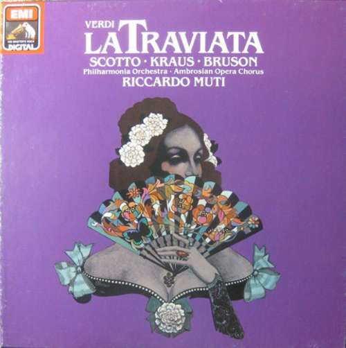 Cover Verdi*, Philharmonia Orchestra, Riccardo Muti - La Traviata (3xLP, Album, Dig + Box) Schallplatten Ankauf