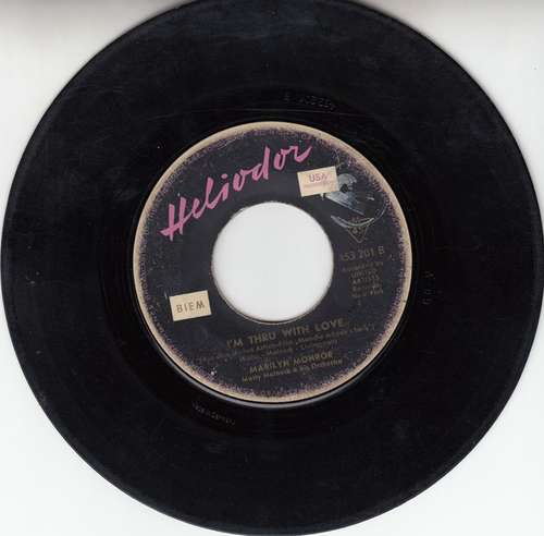 Cover Marilyn Monroe - I Wanna Be Loved By You (7, Single) Schallplatten Ankauf