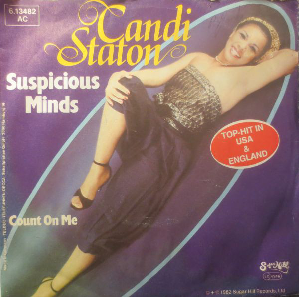 Cover Candi Staton - Suspicious Minds (7, Single, Promo) Schallplatten Ankauf