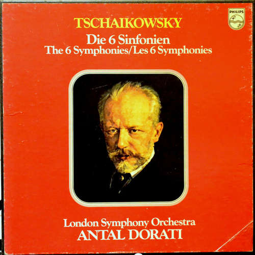 Cover Tschaikowsky*, Antal Dorati, London Symphony Orchestra* - Die 6 Sinfonien / The Six Symphonies / Les 6 Symphonies (6xLP + Box) Schallplatten Ankauf