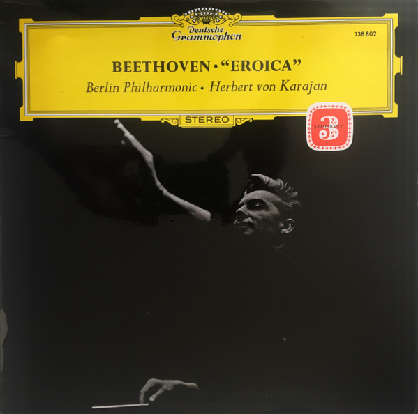 Cover Beethoven*, Berlin Philharmonic*, Herbert von Karajan - Eroica  (LP, RE) Schallplatten Ankauf