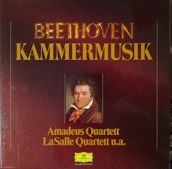 Cover Beethoven*, Amadeus-Quartett, LaSalle Quartett* - Kammermusik (8xLP + Box, Comp, Club) Schallplatten Ankauf