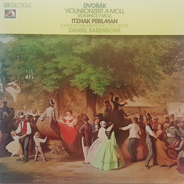 Cover Dvořák*, Itzhak Perlman, London Philharmonic Orchestra, Daniel Barenboim - Violinkonzert A-moll / Romance F-moll (LP, RE) Schallplatten Ankauf