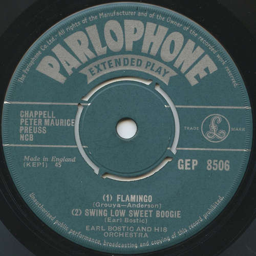 Cover Earl Bostic And His Orchestra - Flamingo (7, EP) Schallplatten Ankauf