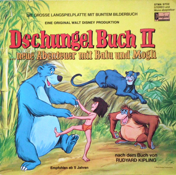 Cover Walt Disney - Dschungel Buch II (LP) Schallplatten Ankauf