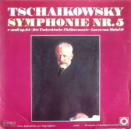 Cover Tschaikowsky* - Lovro Von Matacic, Tschechische Philharmonie* - Sinfonie Nr.5 E-moll Op.64 (LP) Schallplatten Ankauf