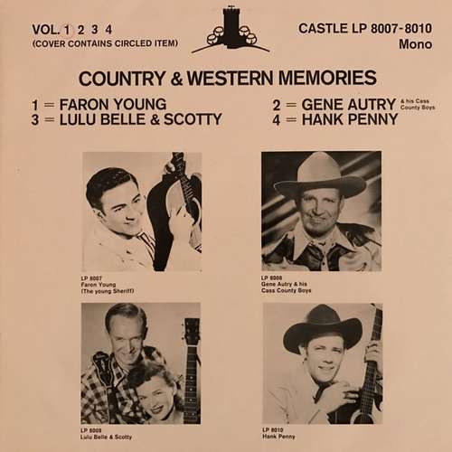 Cover Faron Young - Country & Western Memories Vol 1 (LP, Comp, Mono) Schallplatten Ankauf
