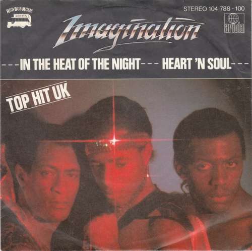 Cover Imagination - In The Heat Of The Night / Heart 'N Soul (7, Single) Schallplatten Ankauf