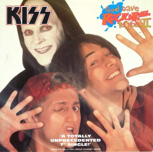 Cover Kiss / King's X - God Gave Rock & Roll To You II / Junior's Gone Wild (7, Single) Schallplatten Ankauf
