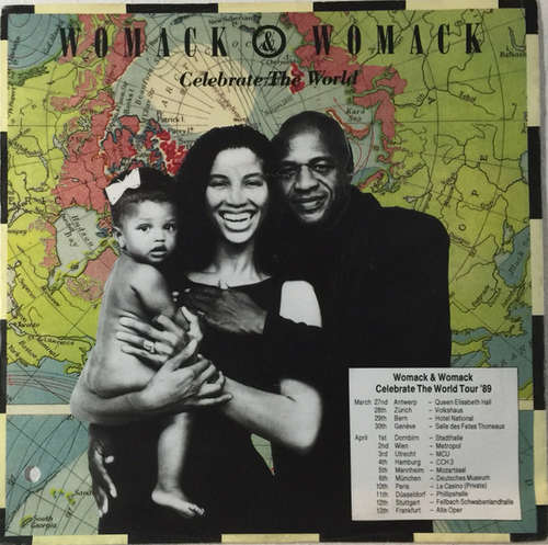 Cover Womack & Womack - Celebrate The World (7, Single) Schallplatten Ankauf